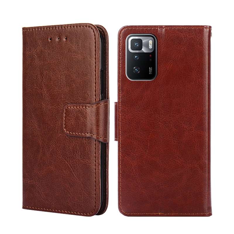 For Xiaomi Redmi Note 10 Pro 5G CN Version Crystal Texture Leather Phone Case(Red)