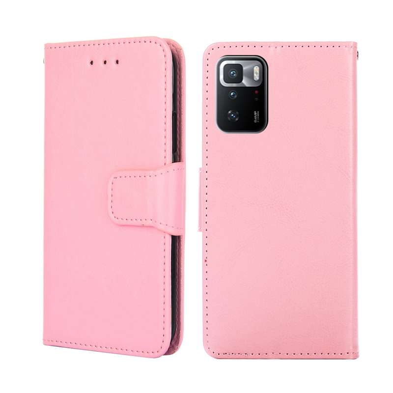 For Xiaomi Redmi Note 10 Pro 5G CN Version Crystal Texture Leather Phone Case(Red)