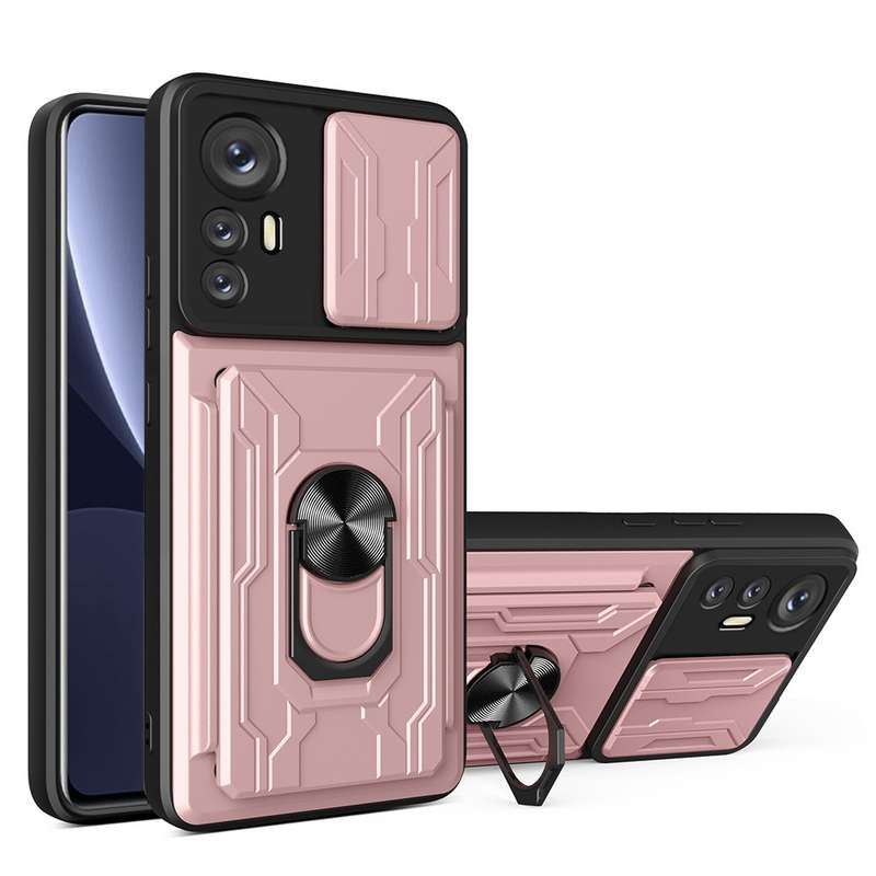 For Xiaomi Poco F4 GT / Redmi K50 Gaming Sliding Camera Cover Design TPU+PC Phone Case(Black)
