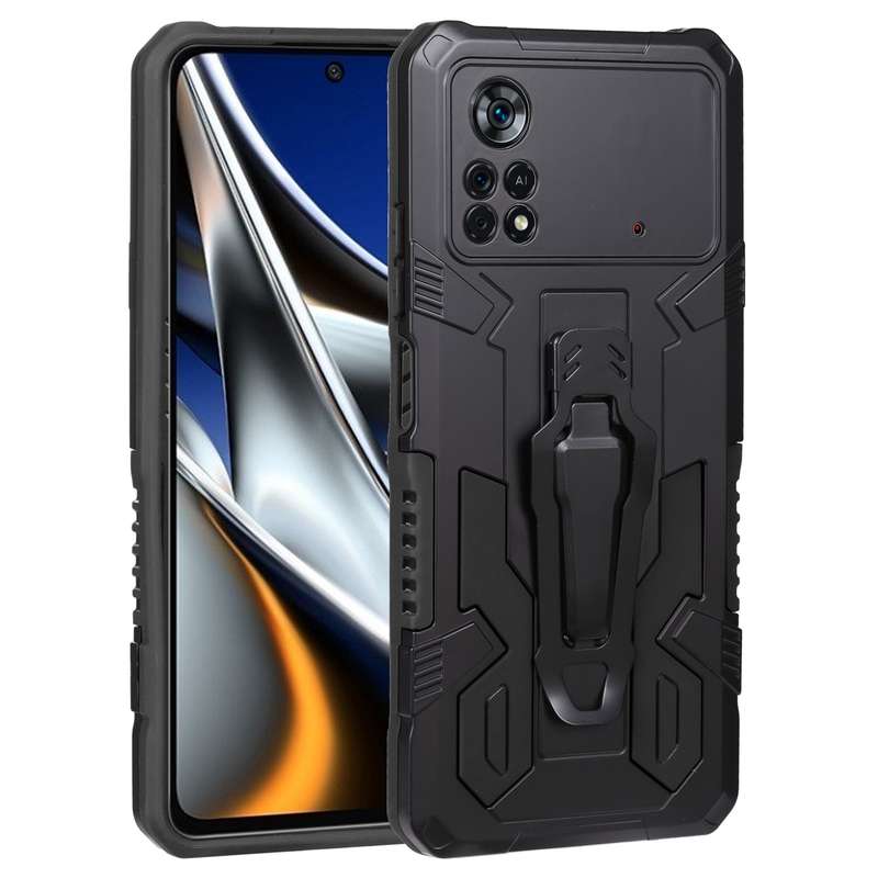 For Xiaomi Poco X4 Pro 5G Armor Warrior PC + TPU Phone Case(Green)
