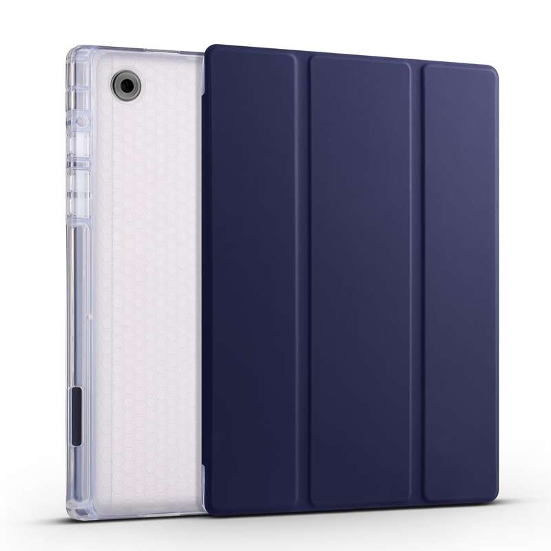 For Samsung Galaxy A73 5G 3 in 1 Clear TPU Color PC Frame Phone Case(White)
