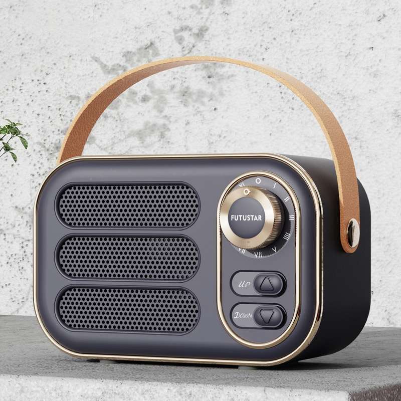 DW13 Portable HIFI Mini Retro Wireless Bluetooth Speaker(Pink)