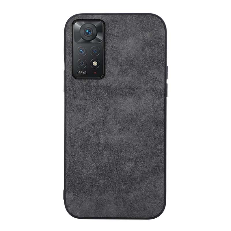 For Xiaomi Redmi Note 11 Pro Morocco Texture PU Shockproof Phone Case(Brown)