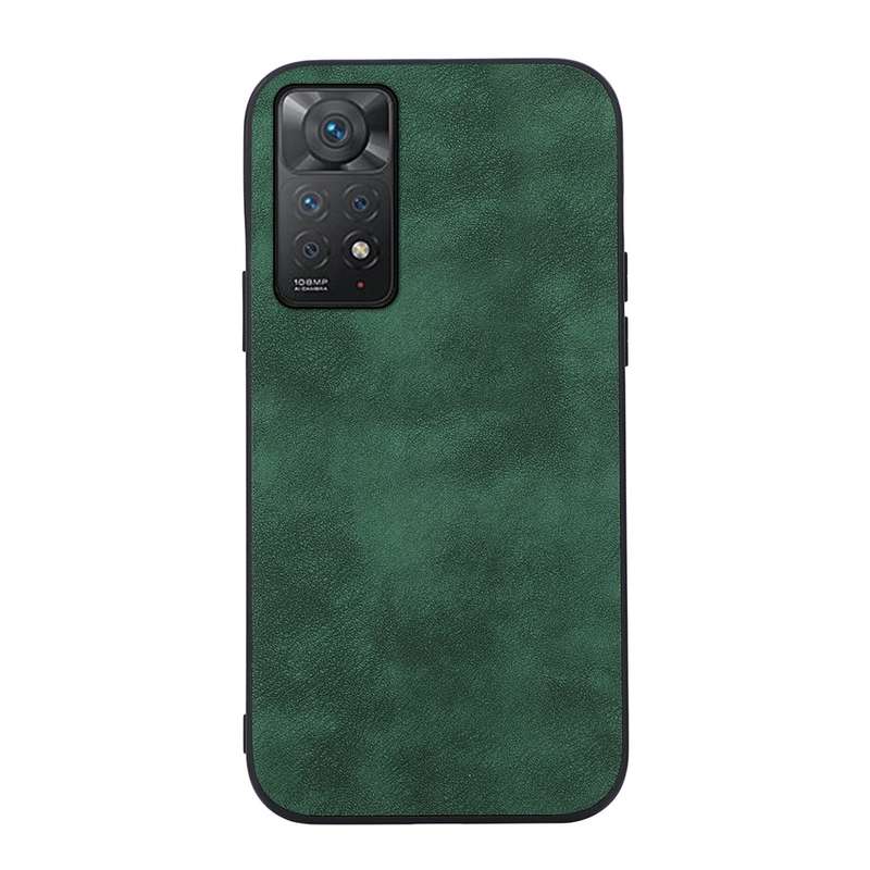 For Xiaomi Redmi Note 11 Pro Morocco Texture PU Shockproof Phone Case(Brown)