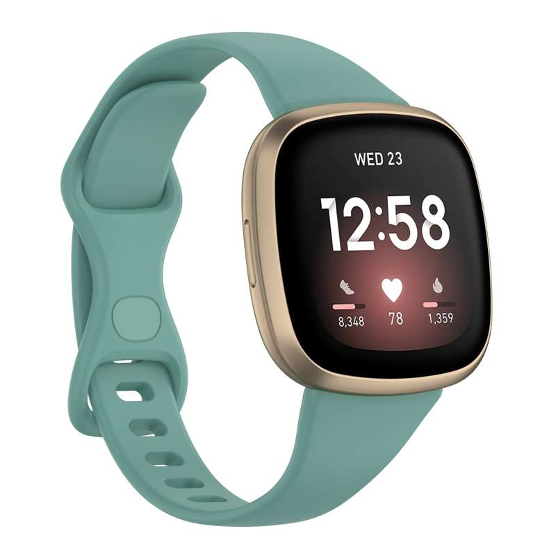 For Fitbit Versa 4 / Versa 3 / Sense Universal TPU Watch Band, Size:L(White)