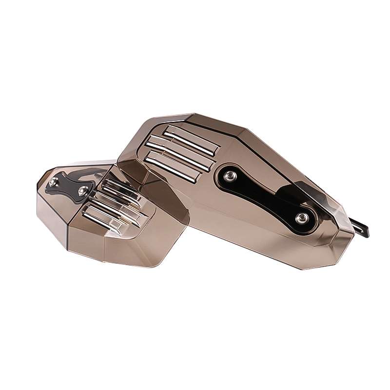 HP-HS002 1 Pair Motorcycle PC Front Windshield Handguard for Harley 883 / x48 / 1200(Smoked)
