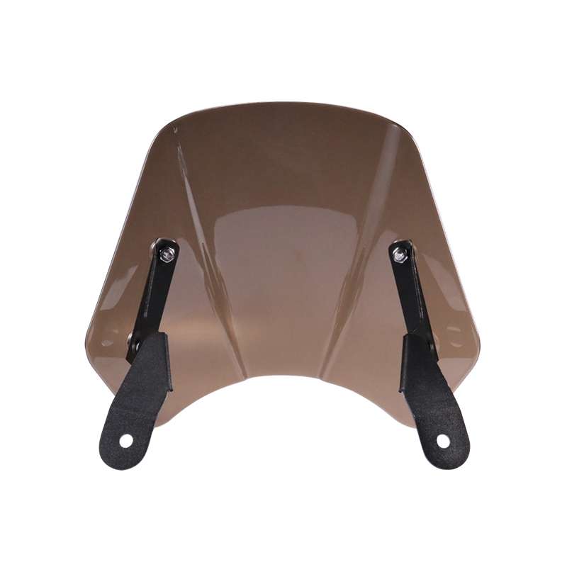 HP-DF016-B Motorcycle Front Windshield for Benelli Leoncino Trail 250(Smoked)