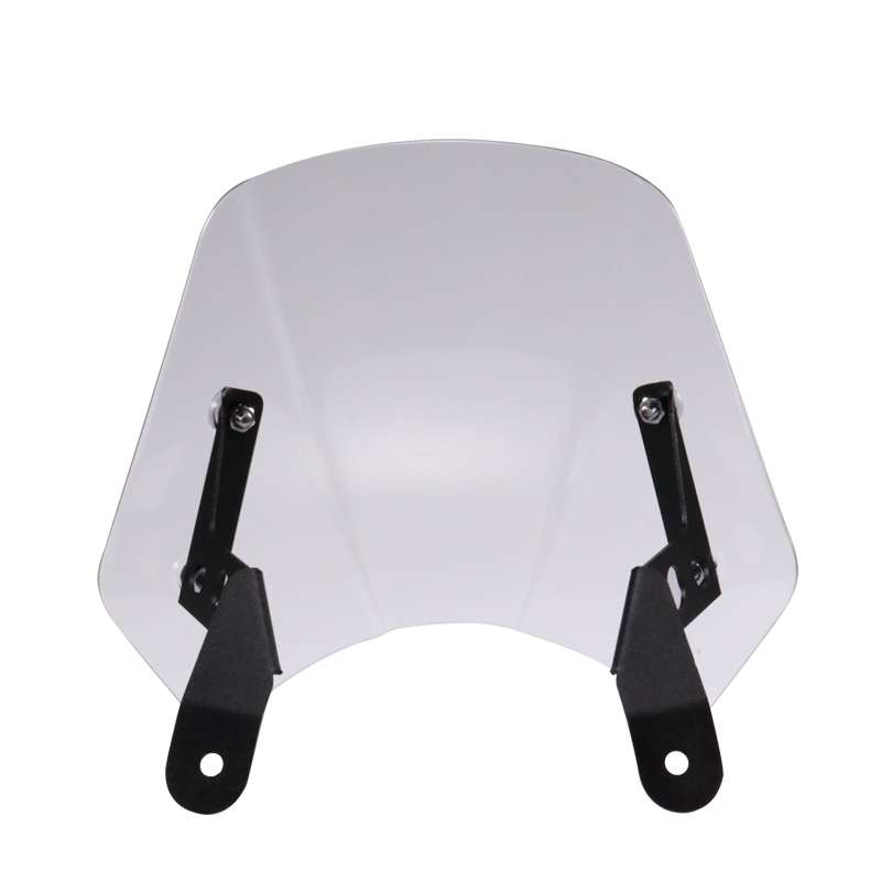 HP-DF016-B Motorcycle Front Windshield for Benelli Leoncino Trail 250(Transparent)