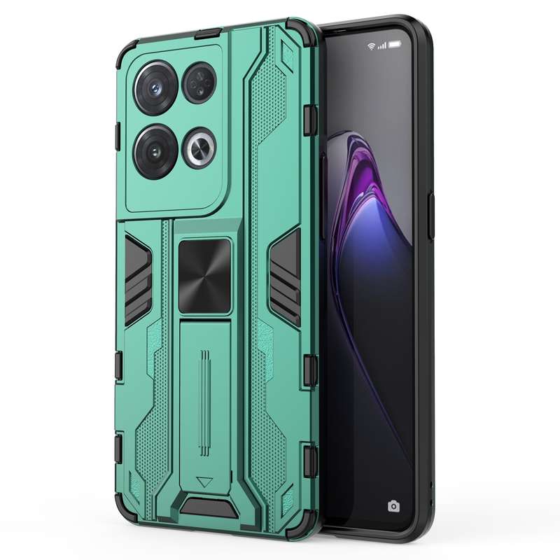 For OPPO Reno8 Pro 5G Supersonic PC + TPU Shock-proof Phone Case(Blue)