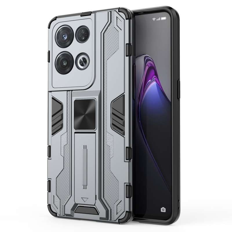 For OPPO Reno8 Pro 5G Supersonic PC + TPU Shock-proof Phone Case(Blue)