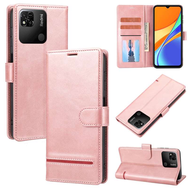 For Xiaomi Redmi 10C Classic Wallet Flip Leather Phone Case(Brown)
