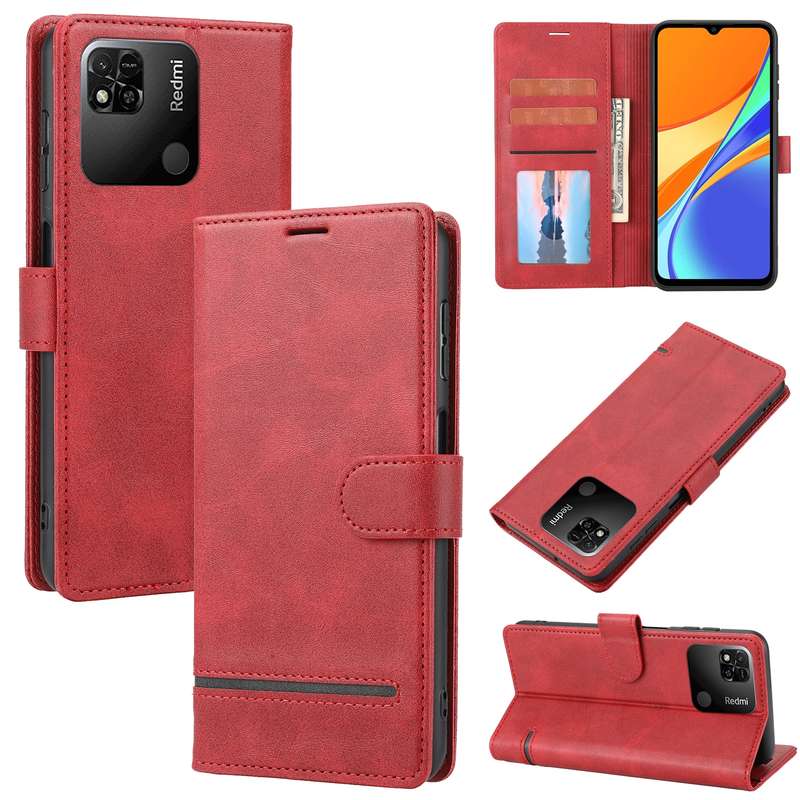 For Xiaomi Redmi 10C Classic Wallet Flip Leather Phone Case(Brown)