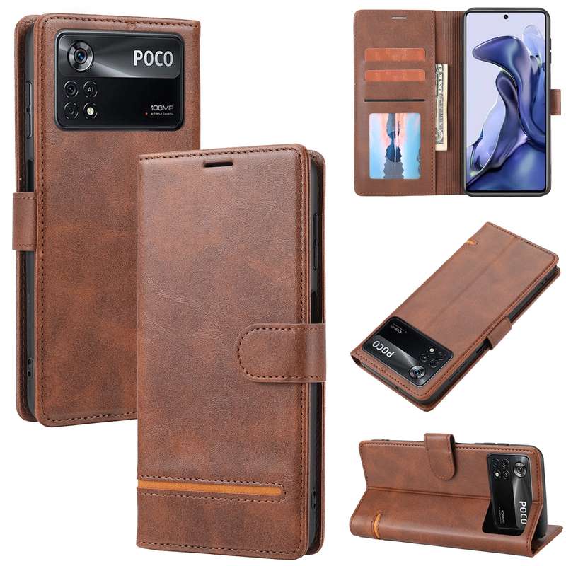 For Xiaomi Poco X4 Pro 5G Classic Wallet Flip Leather Phone Case(Black)
