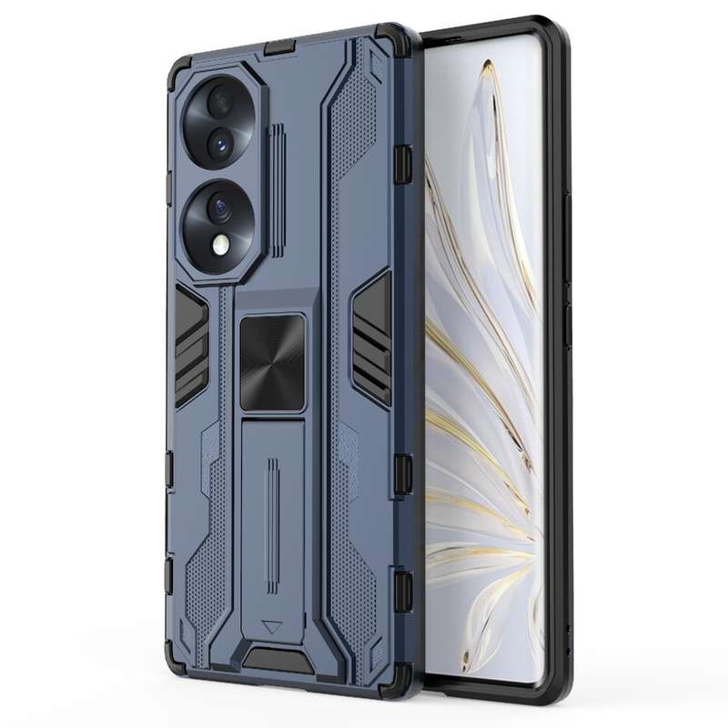 For Honor 70 5G Supersonic PC + TPU Shock-proof Protective Phone Case(Black)