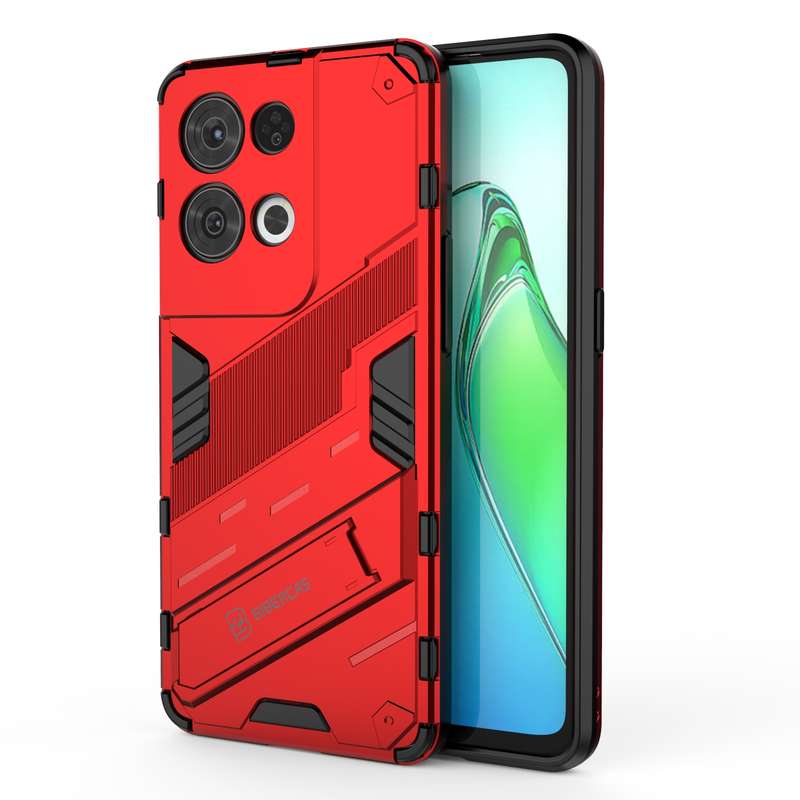 For OPPO A77 5G Brushed Texture Carbon Fiber TPU Phone Case(Red)