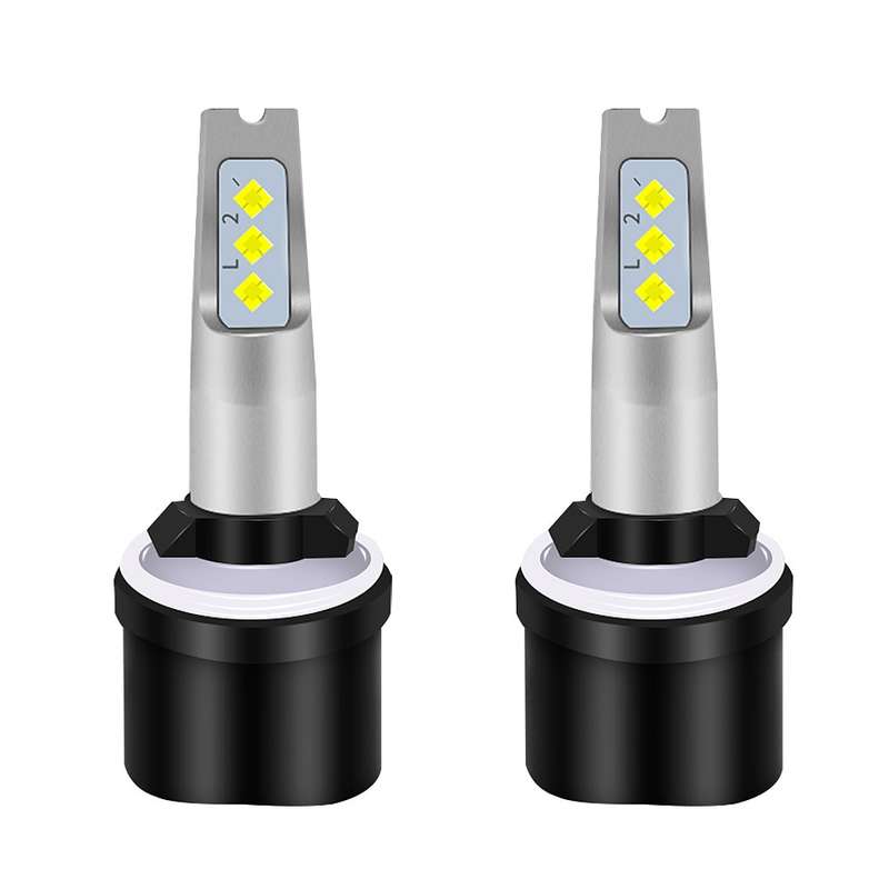 1 Pair 880 DC 12V-24V 12W 1800LM Car LED Fog Light(White Light)