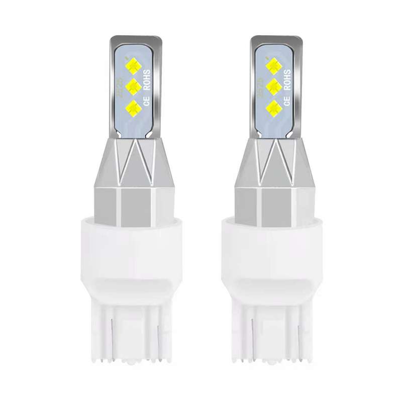 1 Pair 7440 DC 12V-24V 12W 1800LM Car LED Fog Light(White Light)