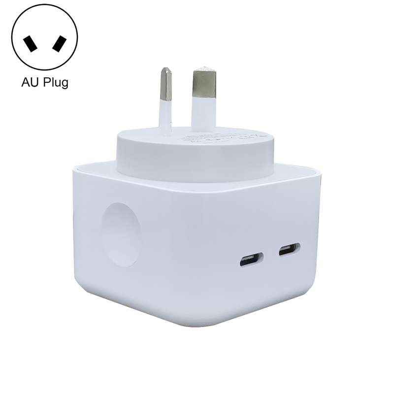 40W Dual PD USB-C / Type-C Charger for iPhone / iPad Series, AU Plug