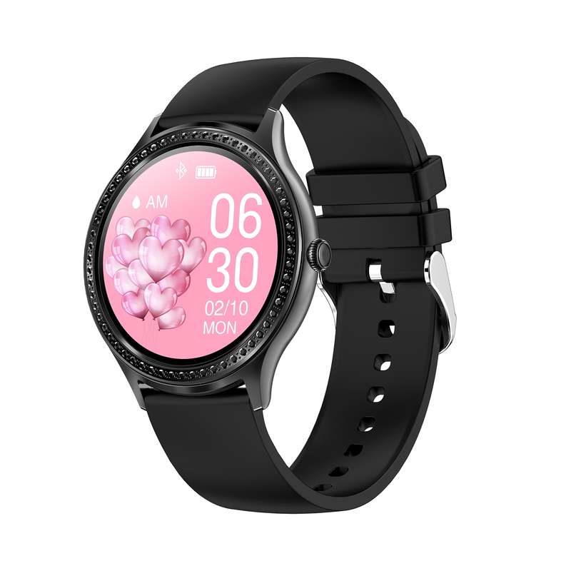 AK35 1.32 inch IPS Color Screen Smart Watch, Support Sleep Monitoring/Blood Oxygen Monitoring(Gold S