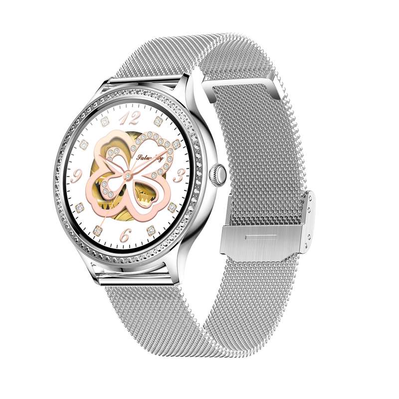 AK35 1.32 inch IPS Color Screen Smart Watch, Support Sleep Monitoring/Blood Oxygen Monitoring(Gold S