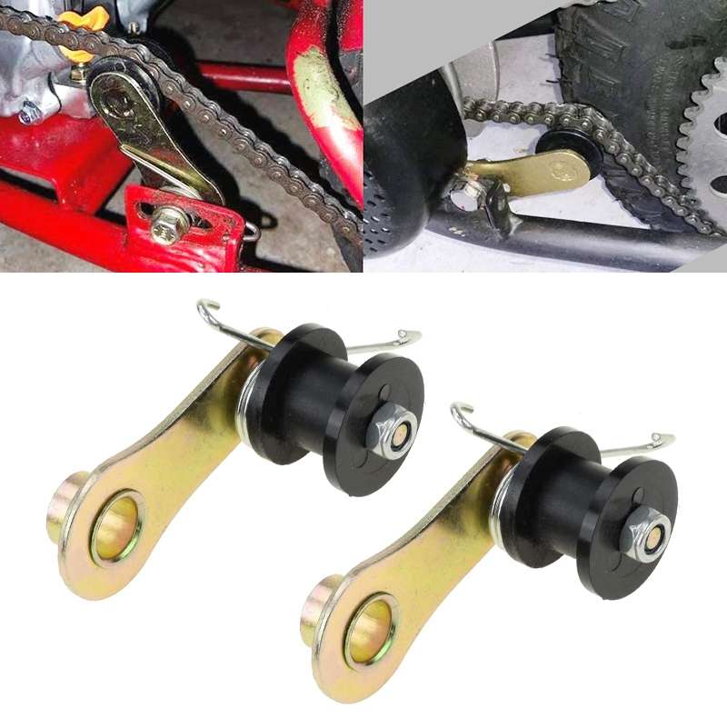 2 PCS Chain Roller Guide Tensioner Idler for 110CC/125CC/140CC Quad Dirt Bike ATV(Black)