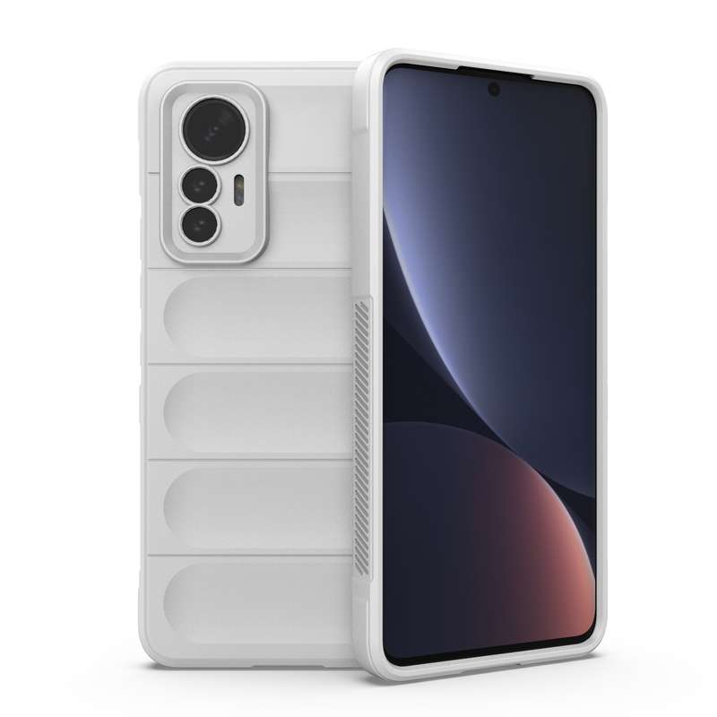 For Xiaomi 12 Lite Magic Shield TPU + Flannel Phone Case(Black)