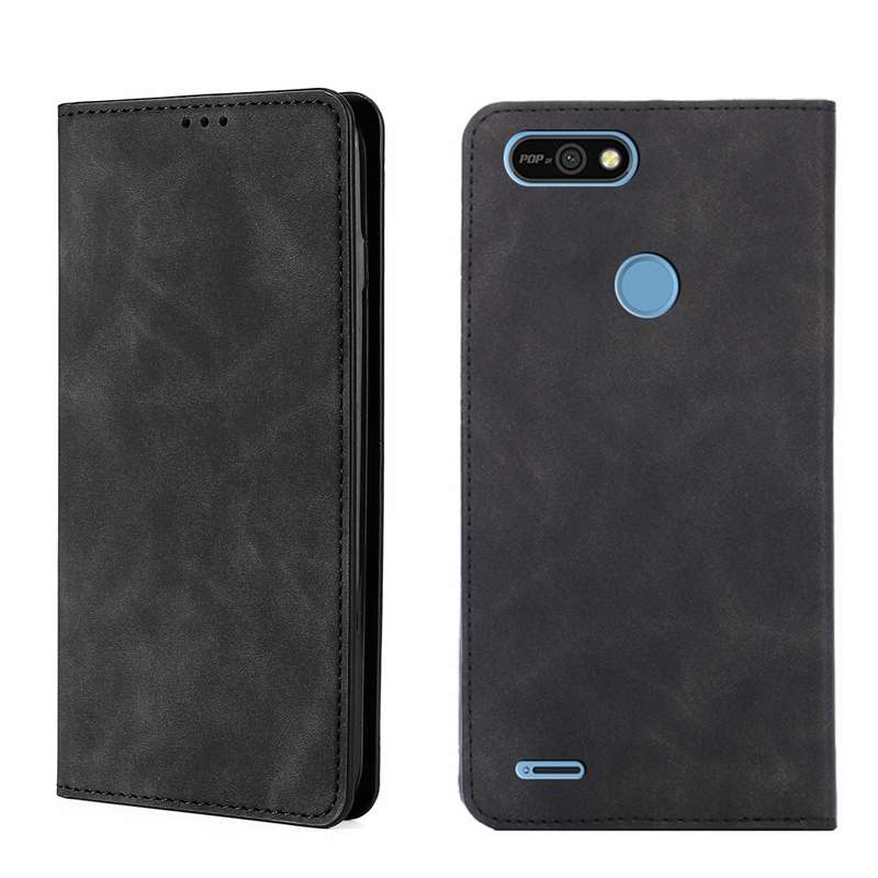 For Tecno Pop 2/Pop 2F/Pop 2 Pro/Pop 2 Power/Itel P13 Skin Feel Magnetic Horizontal Flip Leather Pho