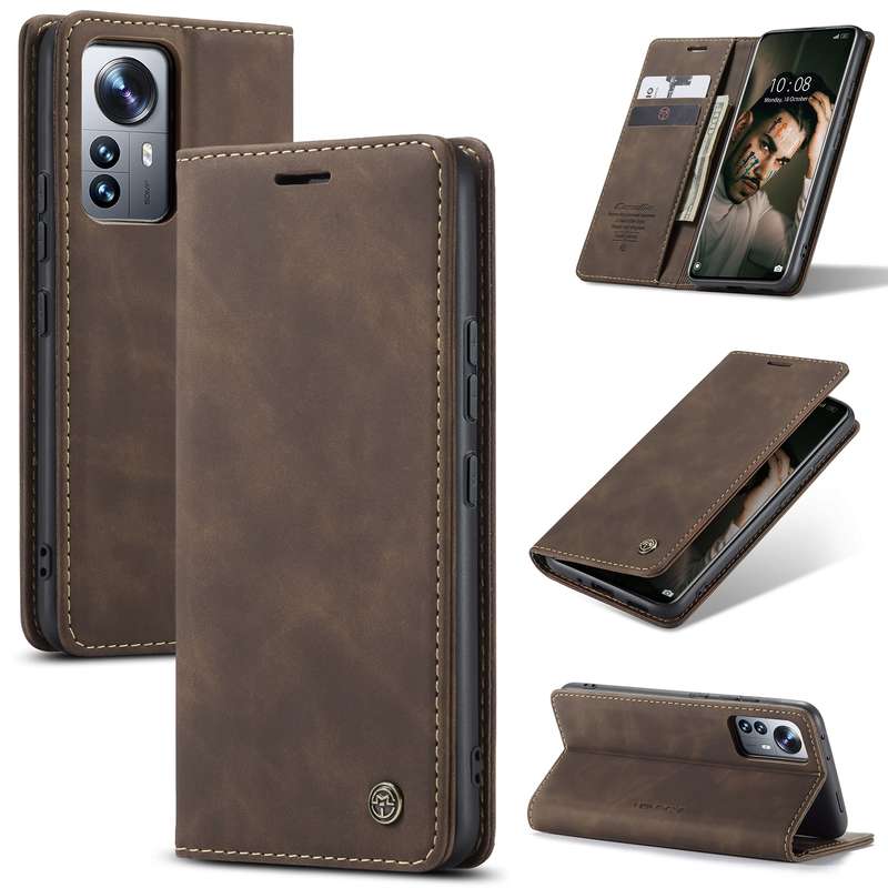 For Xiaomi 12 Pro CaseMe 013 Multifunctional Horizontal Flip Leather Phone Case(Blue)
