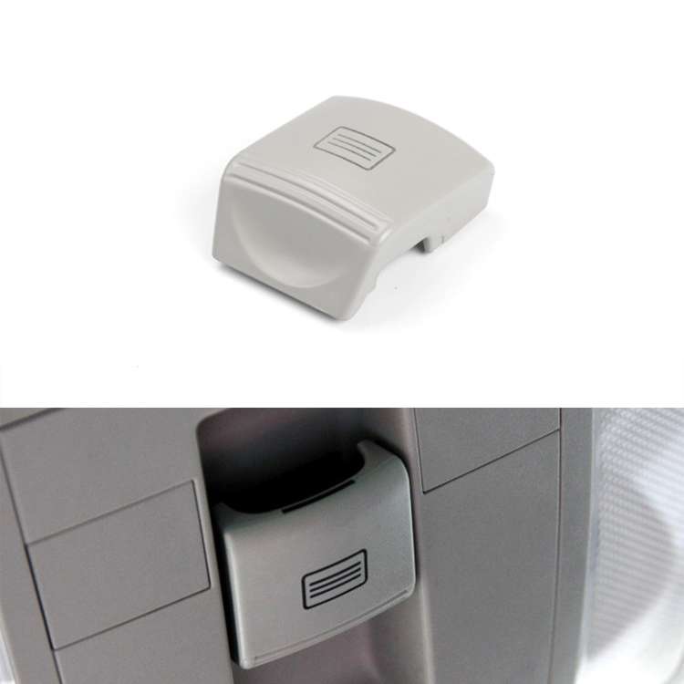 Car Sunroof Window Switch Button for Mercedes-Benz W204 / W212, Left Driving(Grey)