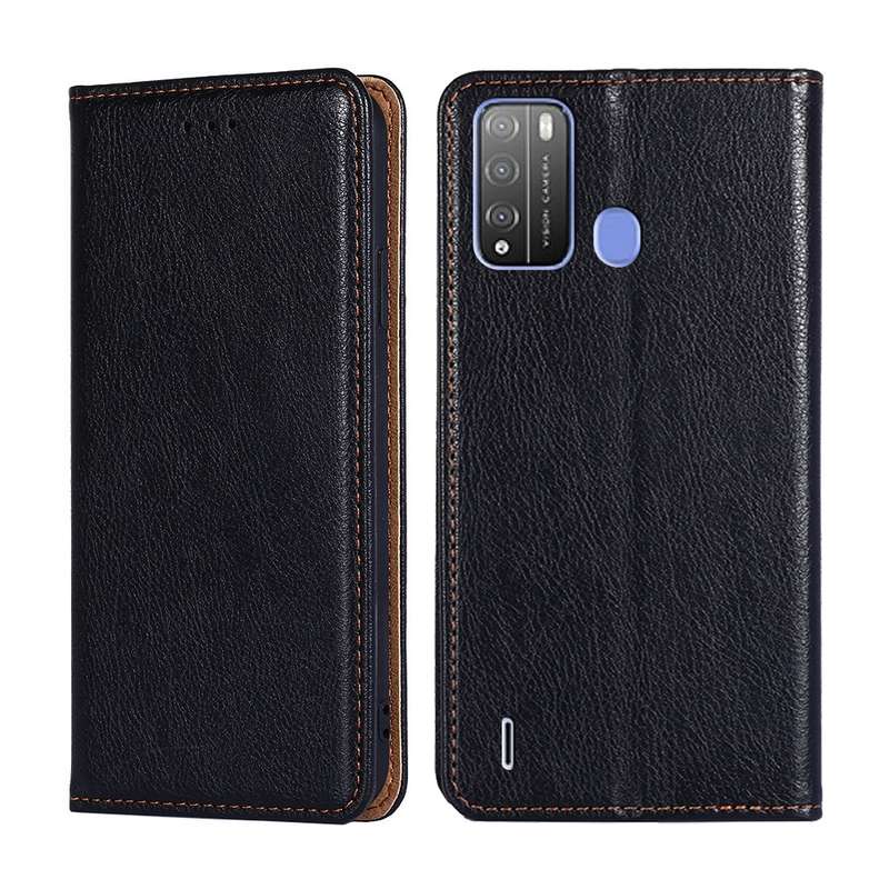 For Itel Vision 1 Pro Gloss Oil Solid Color Magnetic Leather Phone Case(Rose Gold)