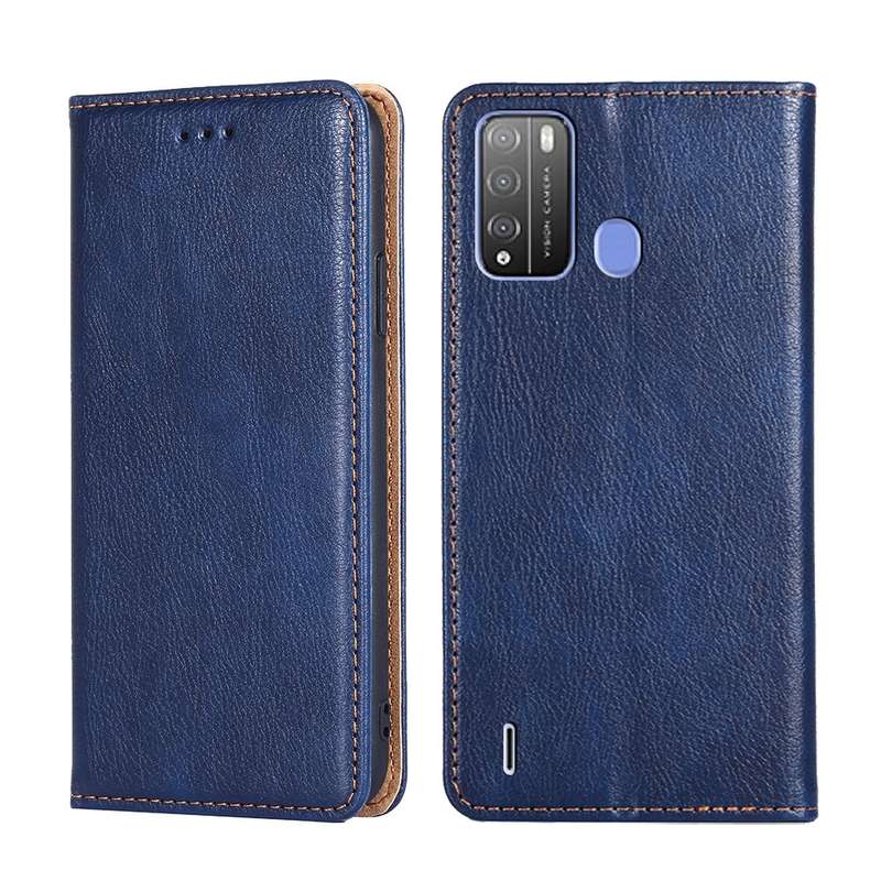 For Itel Vision 1 Pro Gloss Oil Solid Color Magnetic Leather Phone Case(Rose Gold)