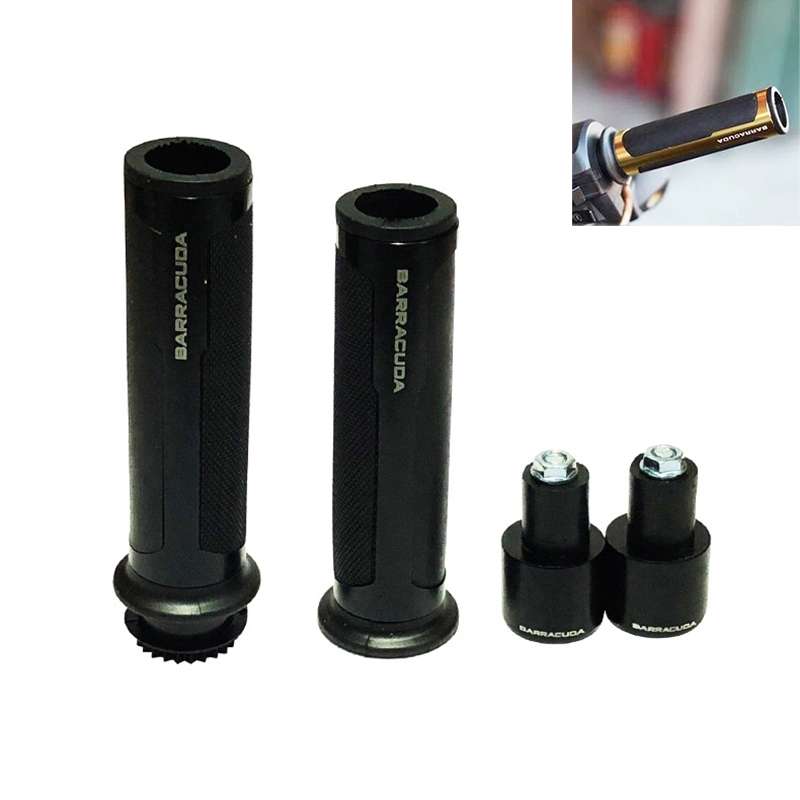 Motorcycle Modification Accessories Hand Grip Cover Handlebar Set(Silver)