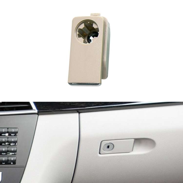 Car Glove Box Handle Switch for Mercedes-Benz W212 2008-2014, Left Driving(Mercerized Beige)