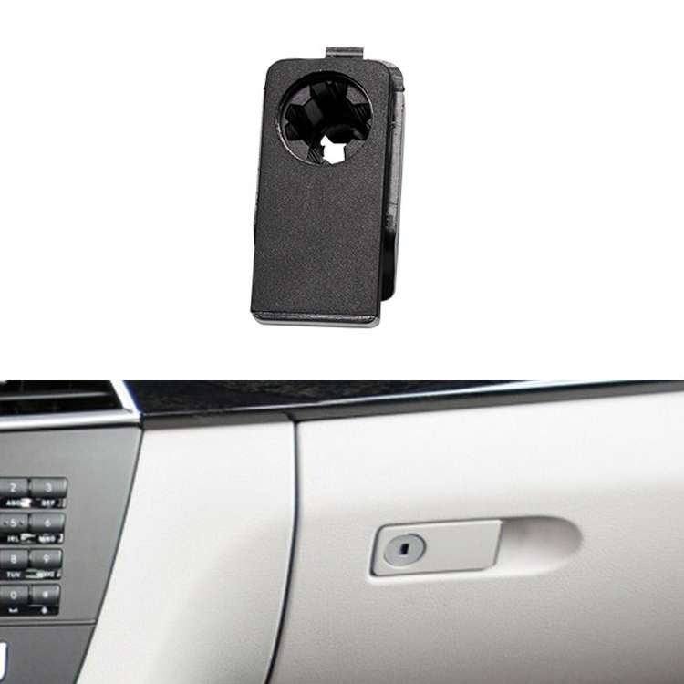 Car Glove Box Handle Switch for Mercedes-Benz W212 2008-2014, Left Driving(Black)