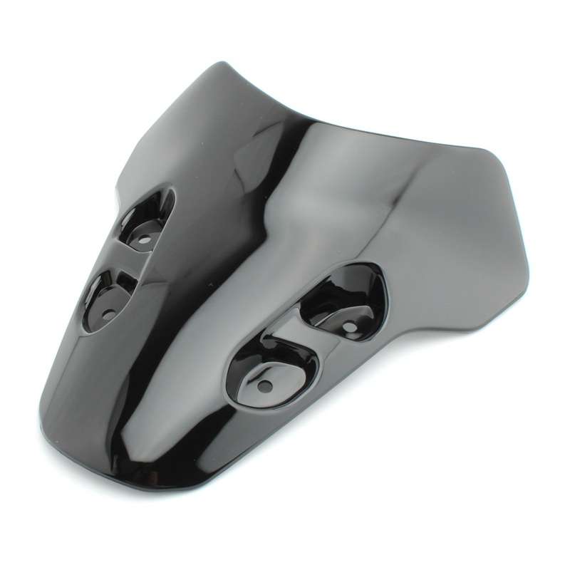 Motorcycle Airflow Deflector Windshield for Yamaha MT-07 2021(Black)