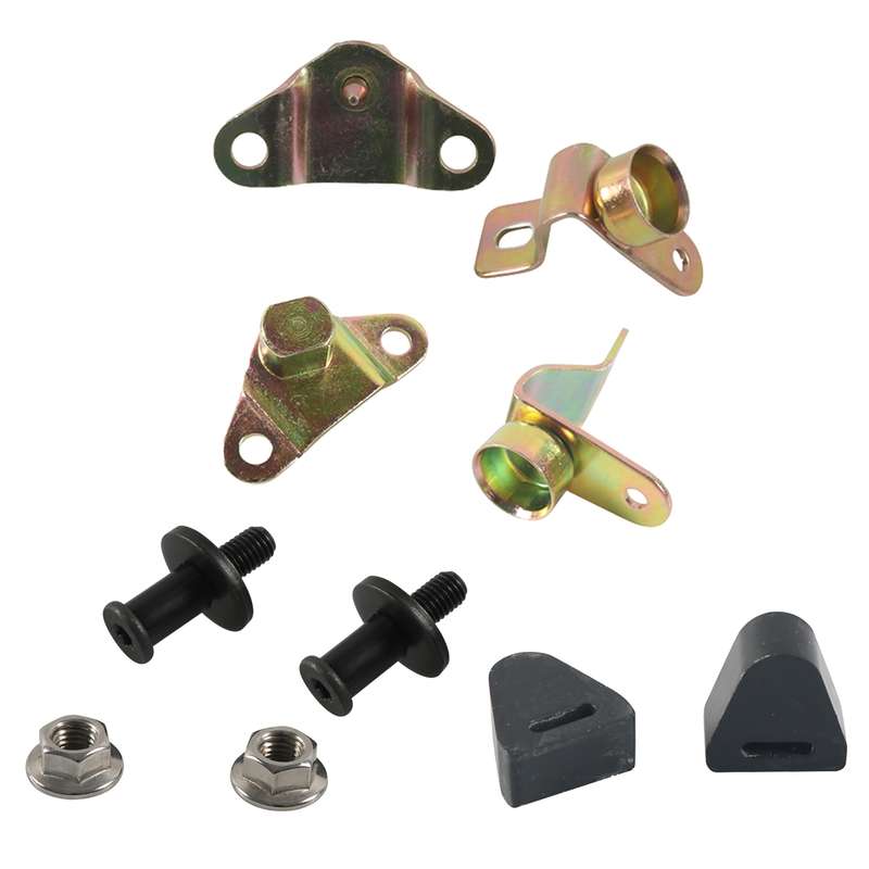 A7536 Car Tailgate Hinge Insert Kit + Lock Bolt + Rear Rubber Stopper 15074253 / 15078745 for Chevro