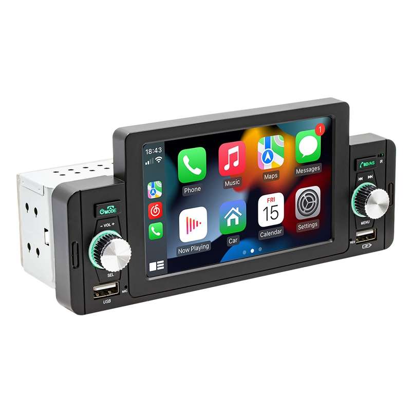 SWM-160C 5 inch Car Bluetooth 5.1 Wired MP5 Player Support Phone Mirror Link / Steering Wheel Contro