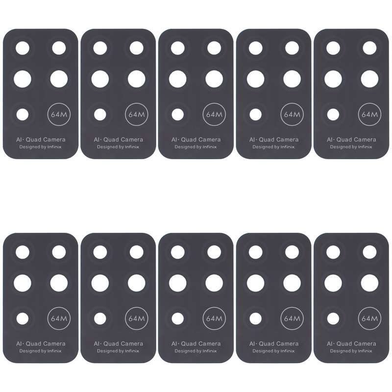For Infinix Note 8 X692 10pcs Back Camera Lens