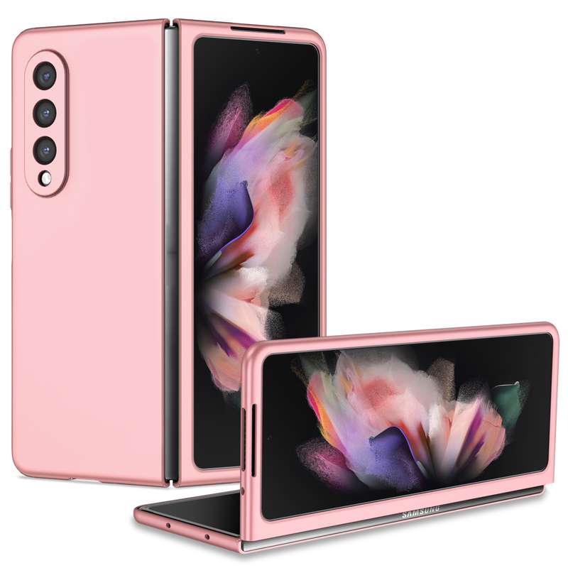 For Samsung Galaxy Z Fold4 Armor Foldable Phone Case(Black)