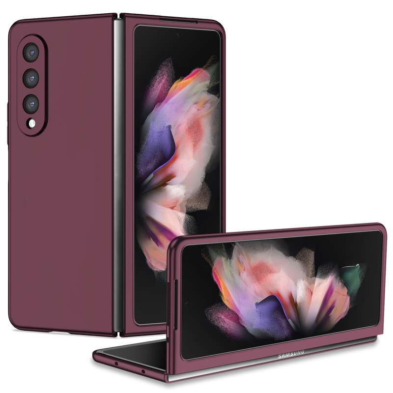 For Samsung Galaxy Z Fold4 Armor Foldable Phone Case(Black)
