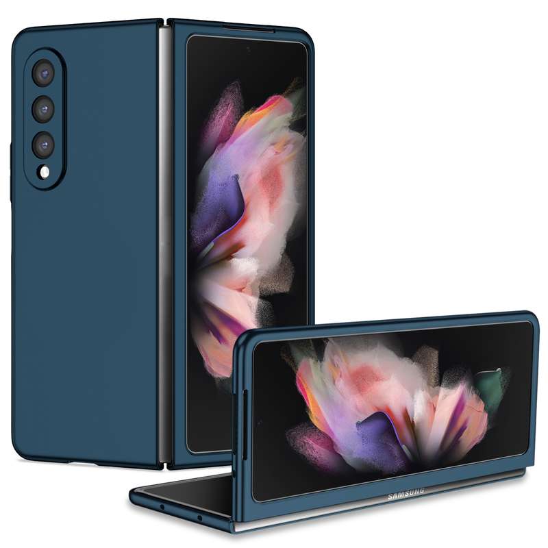 For Samsung Galaxy Z Fold4 Armor Foldable Phone Case(Black)