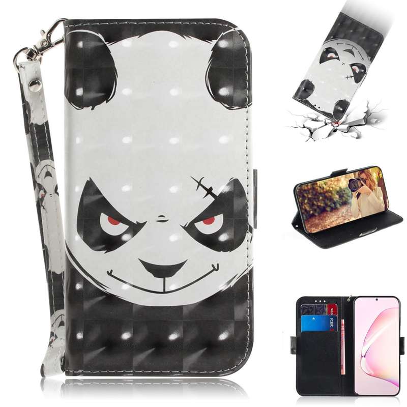 For Galaxy Note 10 Lite / A81 3D Painting Horizontal Flip Leather Case with Holder & Card Slot & Wal