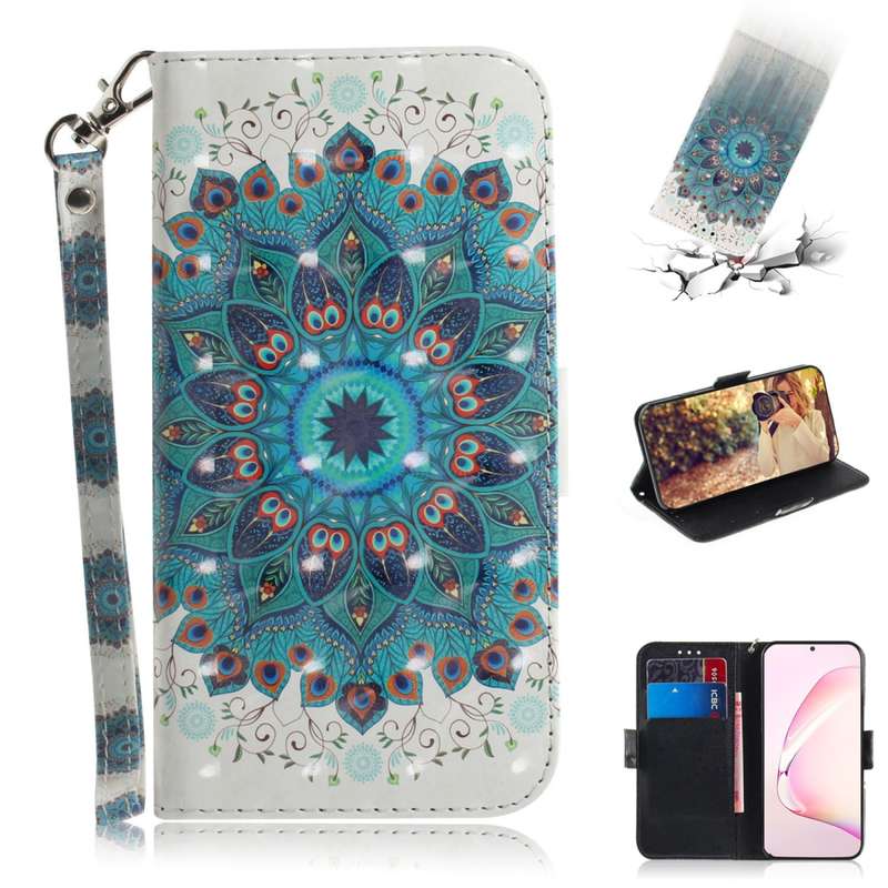 For Galaxy Note 10 Lite / A81 3D Painting Horizontal Flip Leather Case with Holder & Card Slot & Wal