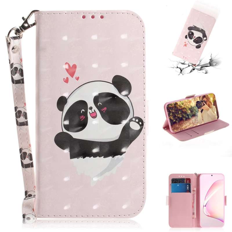 For Galaxy Note 10 Lite / A81 3D Painting Horizontal Flip Leather Case with Holder & Card Slot & Wal