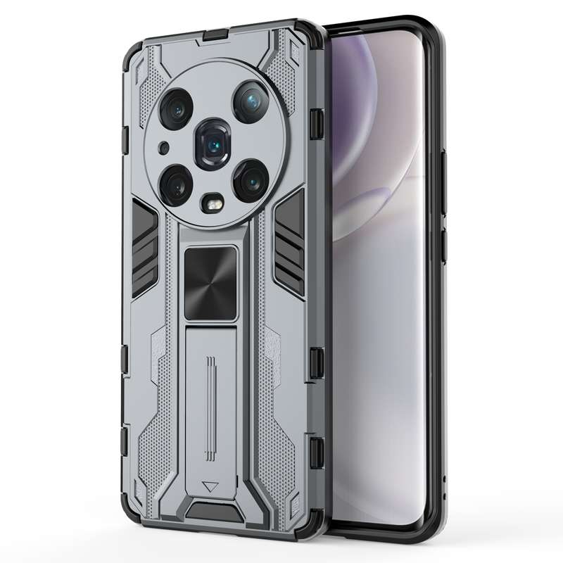 For Honor Magic4 Pro Supersonic PC + TPU Shock-proof Protective Phone Case(Black)