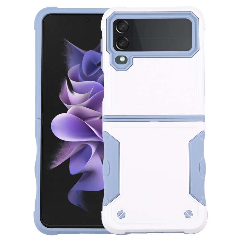 For Samsung Galaxy Z Flip4 Non-slip Shockproof Armor Phone Case(Rose Gold)