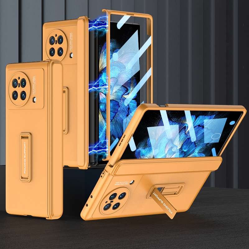 For Samsung Galaxy Z Flip4 Non-slip Shockproof Armor Phone Case(Rose Gold)