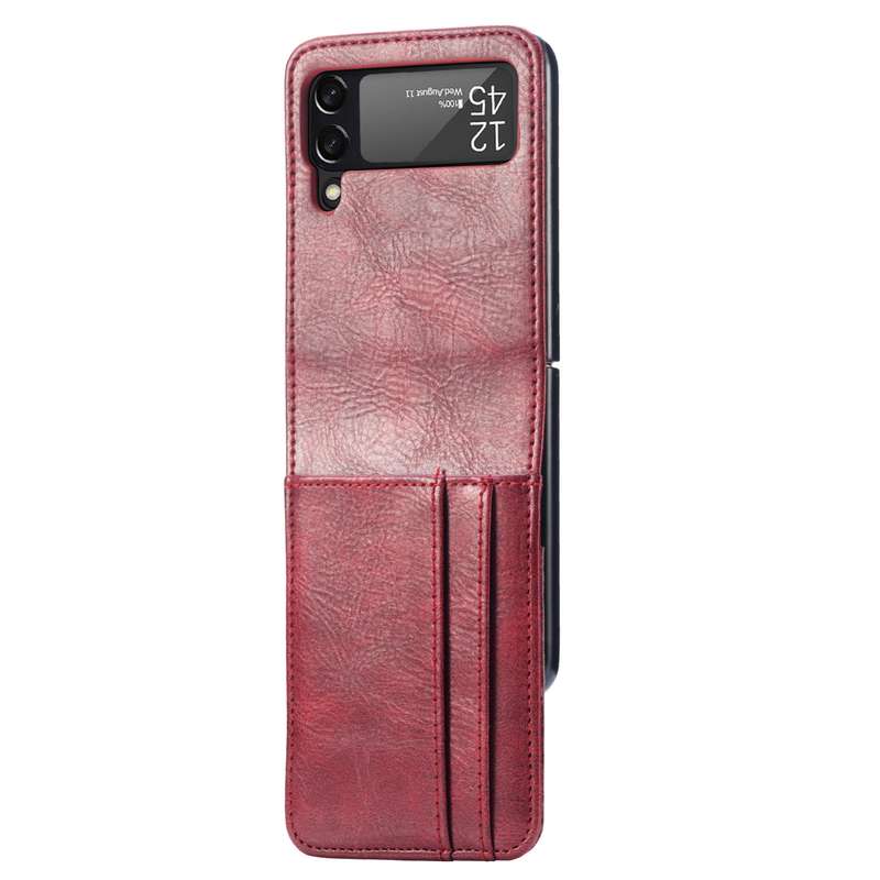 For Samsung Galaxy Z Fold3 5G Magnetic Hinges Plating Phone Case with Holder(Black)