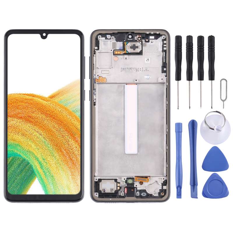 Original Super AMOLED LCD Screen For Samsung Galaxy A33 5G SM-A336B Digitizer Full Assembly with Fra