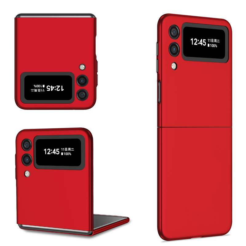 For Samsung Galaxy Z Flip4 Armor Foldable Phone Case(Black)